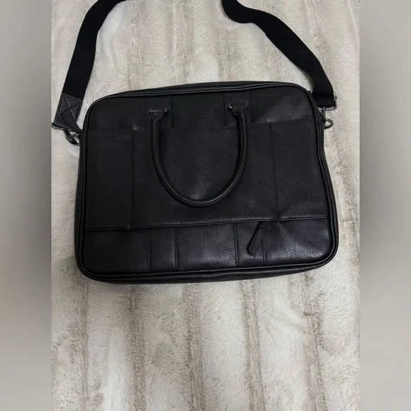 Ted Baker Black and Green Briefcase - Picture 3 of 5
